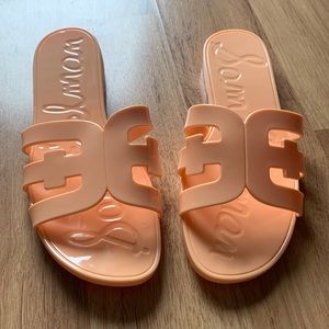Sam Edelman Peach Bay Jelly Slide Sandal